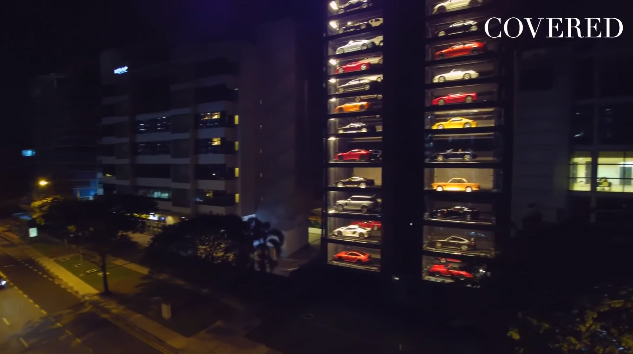 シンガポールにて 60台が収容可能なガラス張りの 自動販売機式 スーパーカー駐車場が完成 Life In The Fast Lane