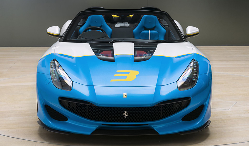 フェラーリの最新ワンオフモデル Sp3jc 公開 透明ボンネット装備 デザインイメージは ポップアート Life In The Fast Lane