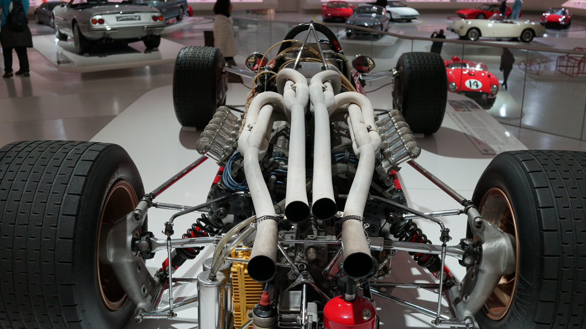 フェラーリのF1マシン（エキゾーストシステム）