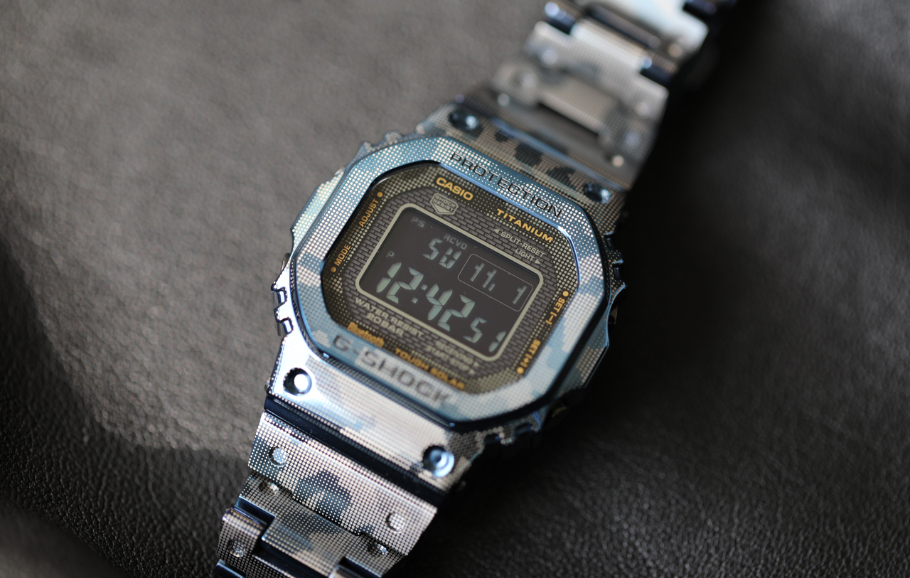 ボクの考える最強の腕時計はG-SHOCK！ニューモデル「チタン製フルメタル＋カモフラ加工」、GMW-B5000TCF-2JRを買う