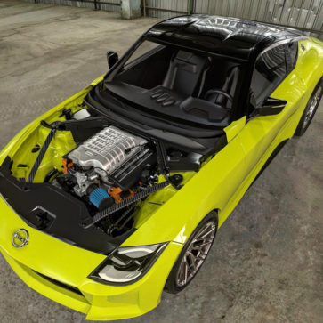 新型フェアレディZにV8エンジンを スワップしたレンダリング