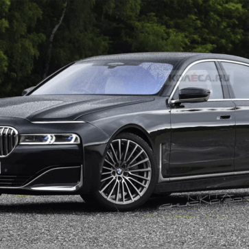 新型BMW 7シリーズの予想レンダリング