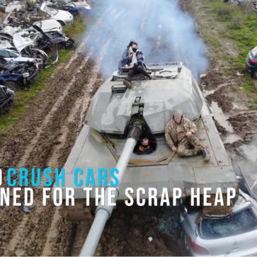 破壊セラピーに使用される戦車