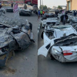 サウジアラビアの駐車場が倒壊