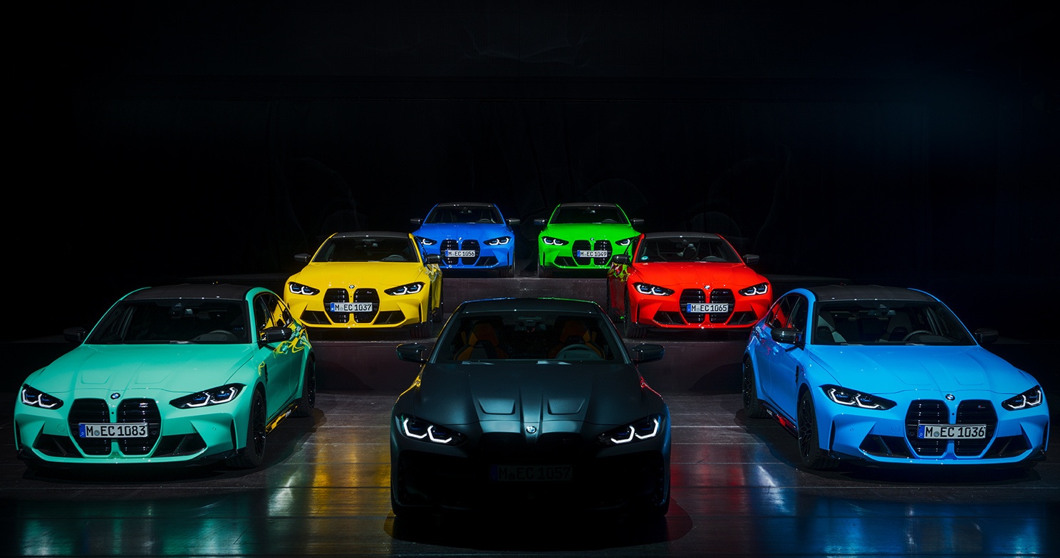 BMW M3/M4はポルシェ、フェラーリ、ランボルギーニ純正カラーにもペイントできる