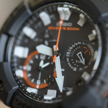 カシオG-SHOCK最新モデル、アナログフロッグマンGWF-A1000