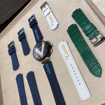 ルイ・ヴィトンの腕時計「タンブール」のベルトを交換した