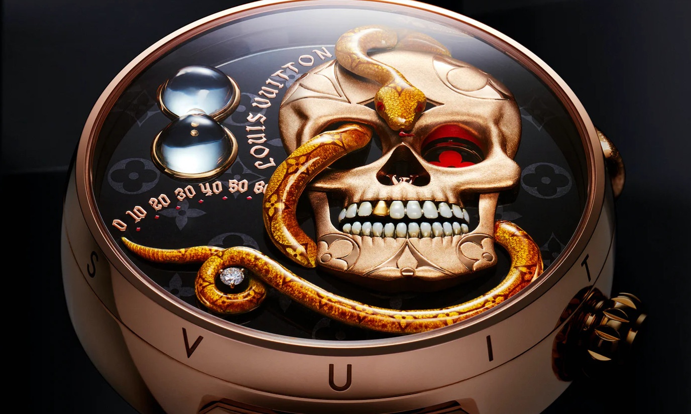 これどうやって時間見るん・・・？ルイ・ヴィトンが5671万円、奇っ怪な構造を持つオートマタ腕時計を発表