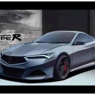 早くも登場、新型インテグラ「タイプR」の画像。ベースモデルは「300万円」「4ドア」「1.5リッター」と予測するユーチューバーもいるようだ