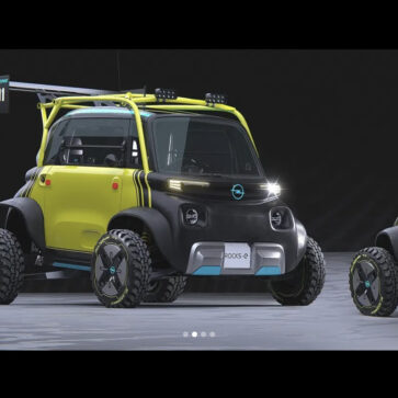 ドイツでは15歳から乗れるマイクロEV「オペルRocks-e」の超ハードコア版レンダリングが登場！タミヤのRCカーのようなルックスで縦横無尽に走り回る