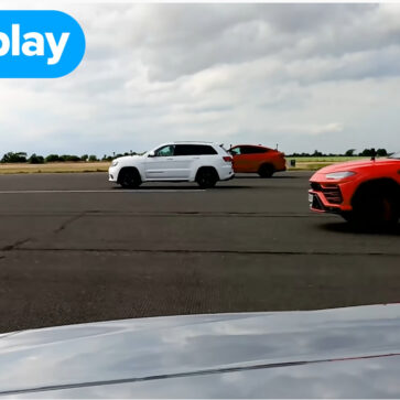 ポルシェ、ランボルギーニ、BMW、ジープ、テスラの誇る「スーパーSUV」を並べて加速競争！意外や重量やパワーの近い5台の勝負の行方は？
