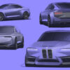 どのキドニーグリルがお好き？デザイナーがレトロからフューチャーまで、様々な「BMW M2の」キドニーグリルを提案