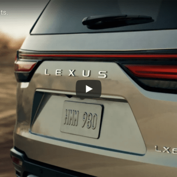 レクサスが新型「LX600」のティーザー画像を公開！公開は10月14日、実車はロシアとアラブ首長国連邦にて発表予定