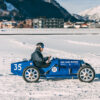 ブガッティが60年前に参加したアイスレースを再現！「ベイビーII」をアイススペックへと改造してペースカーとして参加