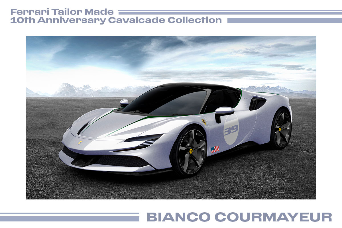 フェラーリが「4番目の」カヴァルケード特別仕様車を公開！「地味な仕上げを好む人向け」のビアンコ・クールマイユール