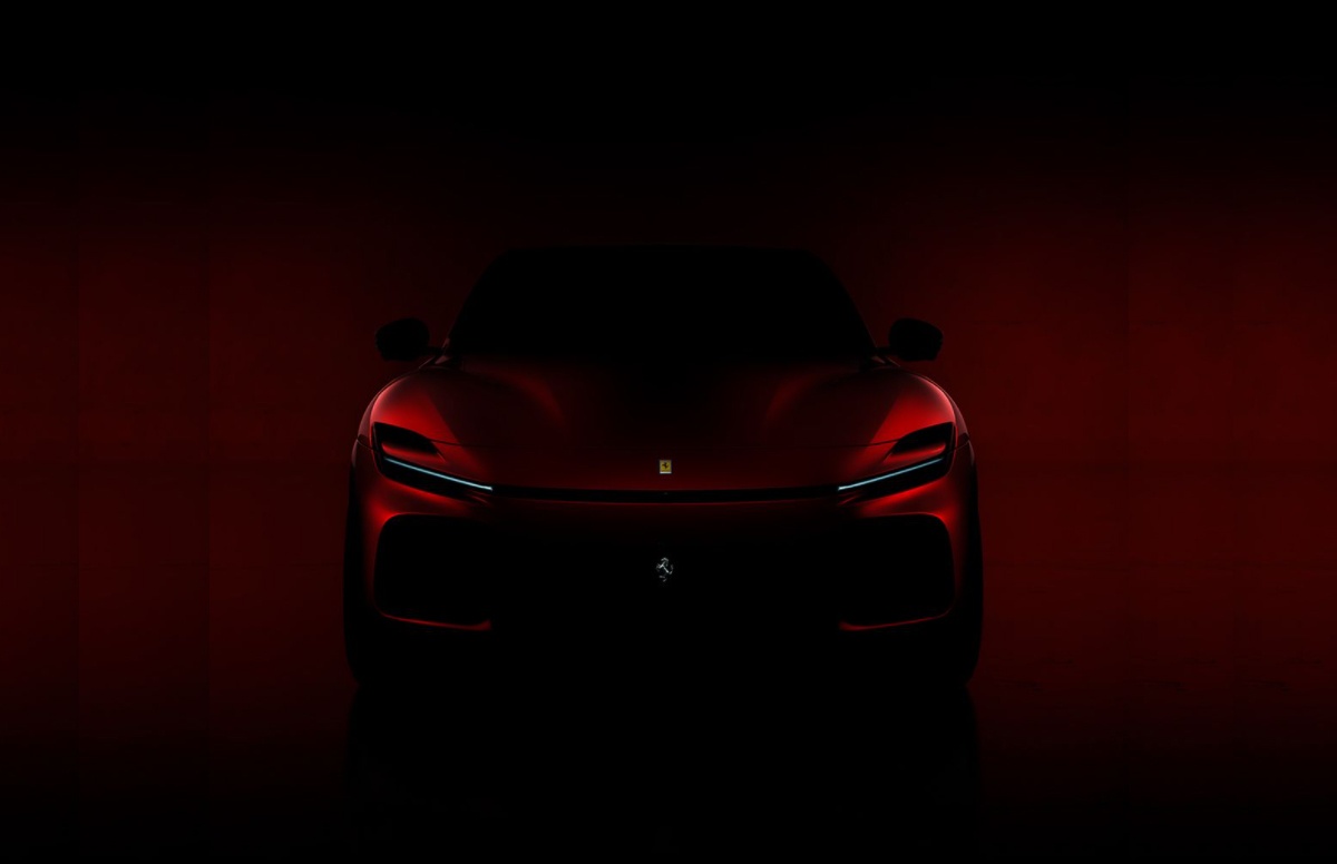 フェラーリが突如として新型SUV「プロサングエ」のティーザー画像を公開！その姿はSF90系やローマ似、発表は今年後半に