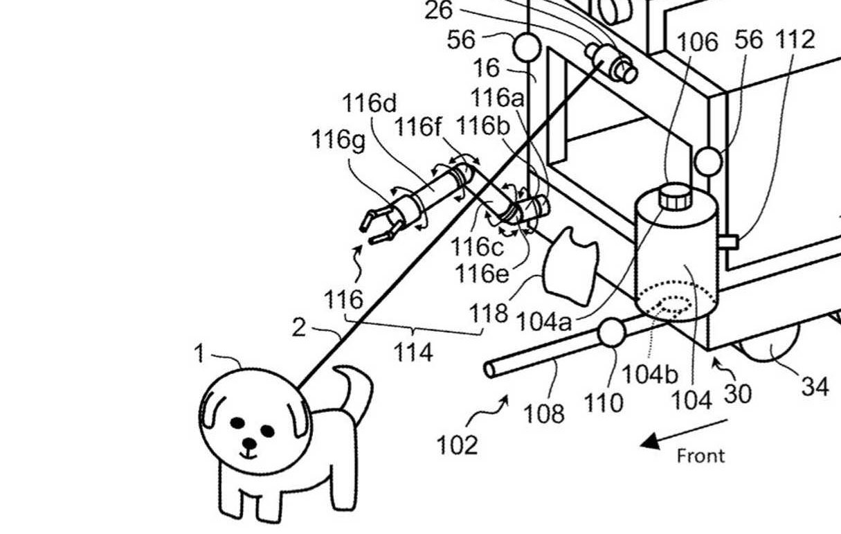 犬の絵がキュート！トヨタが「全自動で犬を散歩させるハイテクロボ」の特許を出願！トイレ掃除やしつけも行い、なんならワンコが自分で操縦もできるようだ