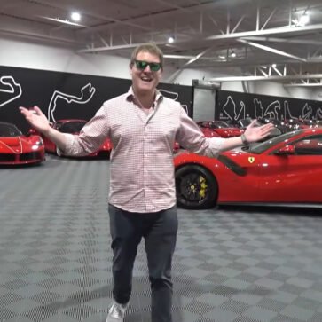 【動画】フェラーリだとV8ミドシップが全世代揃う！カナダのスーパーカーコレクターのガレージがスゴかった