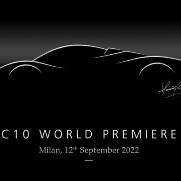 パガーニが新型ハイパーカー「C10」のティーザー画像を投下！創業者のレオナルド・ダ・ヴィンチ好きが明らかに、そして予約金4000万円にもかかわらず完売とのウワサ