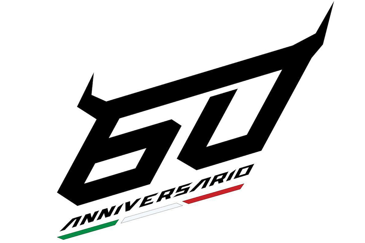 ランボルギーニ60周年記念ロゴ