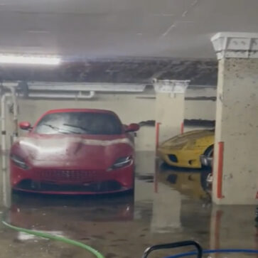 【動画】マイアミを襲った暴風雨と洪水によって多くのスーパーカーや高級車が水没！その状況があまりにも悲しすぎた・・・