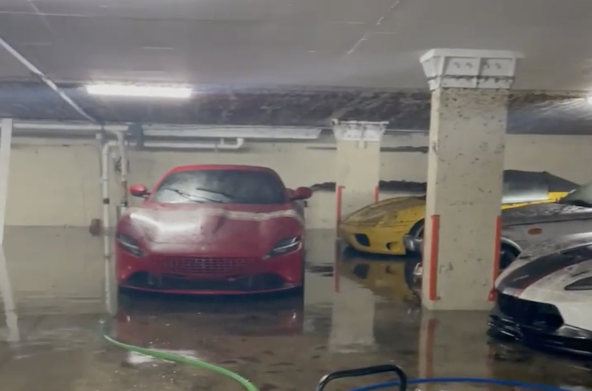 【動画】マイアミを襲った暴風雨と洪水によって多くのスーパーカーや高級車が水没！その状況があまりにも悲しすぎた・・・