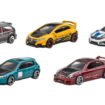 ホットウィールよりシビック50周年を記念し「ホンダ・シビック アニバーサリー」5車種が発売！日本に導入されなかったモデルも再現