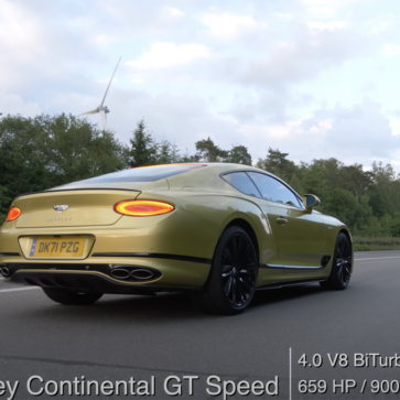 【動画】重量2.3トン、ヘビー級のベントレー・コンチネンタルGTスピードが347km/hを達成！加速するさまはまるで「早送り」、文字通りのブリティッシュ・ロケット