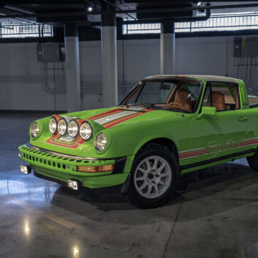 ポルシェ911レストモッドにまたまた新星！今度は老舗レーシングファクトリー「ギャルピン」が911タルガをサファリスペックへ