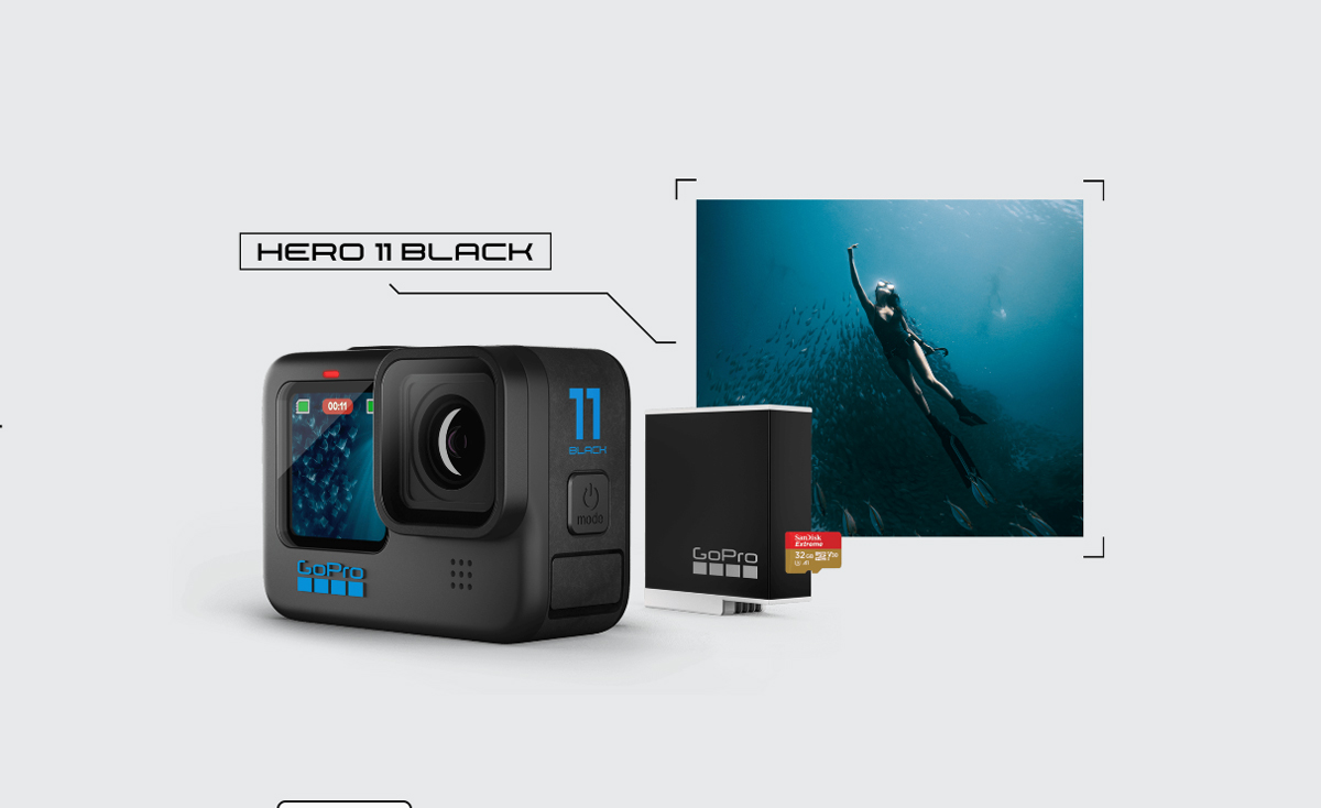 GoProが新製品「HERO 11 Black」、そしてコンパクトな「HERO 11 MINI」発売！ボクはひとまずHER 11 Blackを注文してみた