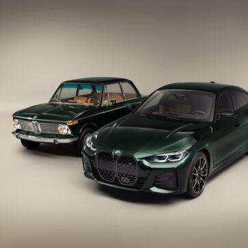 BMWがKITHとのコラボモデル第二弾を発表！BMW初の電気自動車、1972年の1602をとともにi4 M50を専用の内外装に。i4は7台のみが限定販売