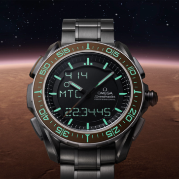 一般人には完全にオーバースペック！オメガが火星の時間を表示できる「スピードマスター X‑33 マーズタイマーESA」発表！（欧州宇宙機関）との共同開発