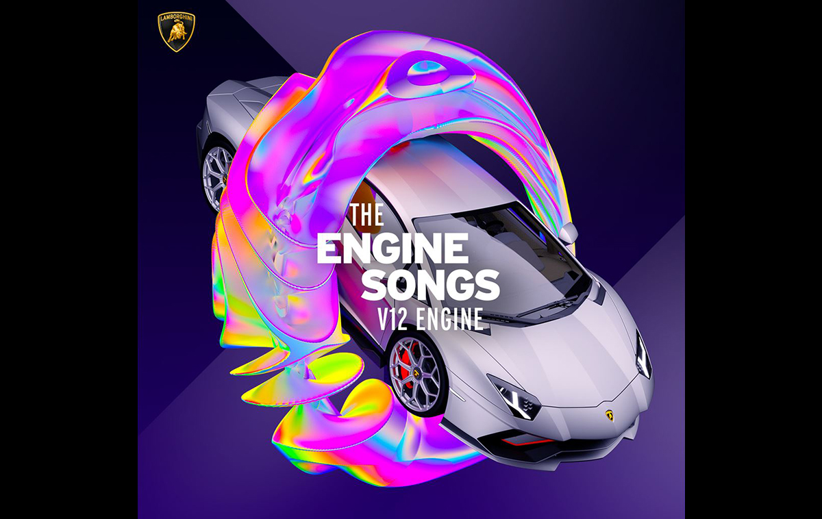 ランボルギーニがV12エンジンのサウンドを回転域別に「音楽に仕立て上げ」Spotifyにて配信！その名も「エンジン・ソング」、エンジン音をAIにてフーリエ変換