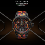 ロジェ・デュブイがウラカン・ステラートとのコラボ腕時計を発表！お値段863万円、限定28本。ステラート発表前のプロトタイプっぽいカモ柄を採用