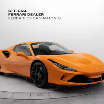 なんとランボルギーニ純正カラーにペイントされたフェラーリF8スパイダーが中古市場に！まさかフェラーリがランボルギーニ純正色への塗装依頼を受けるとは・・・