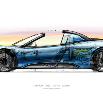 ゴードン・マレーがT.33「スパイダー」発表を予告！T.50には設定されないオープンモデルを設定するあたり、両者はまったく性格が異なるスポーツカーであるようだ