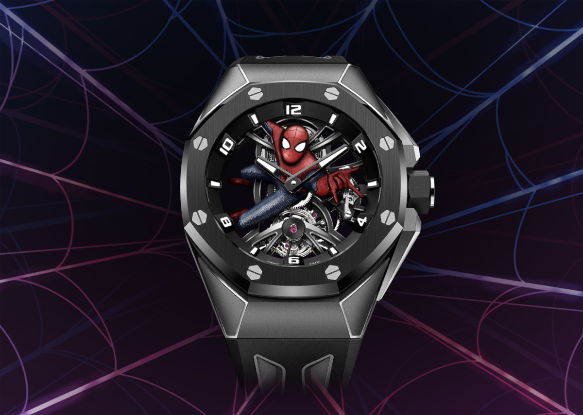 あの雲上腕時計ブランド、オーデマピゲがスパイダーマンとコラボ！「オーデマピゲ ロイヤル オーク コンセプト トゥールビヨン スパイダーマン」が発表