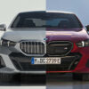 新型BMW 5シリーズ発表！ガソリン版に加え純電動車「i５」も登場、「BMW初のレザーフリー内装」「ドアミラーを見るだけで車線変更」などトピックがもりだくさん