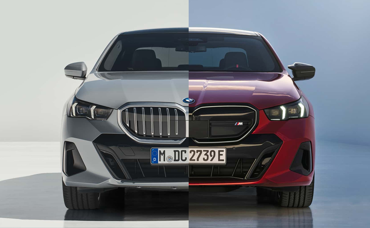 新型BMW 5シリーズ発表！ガソリン版に加え純電動車「i５」も登場、「BMW初のレザーフリー内装」「ドアミラーを見るだけで車線変更」などトピックがもりだくさん