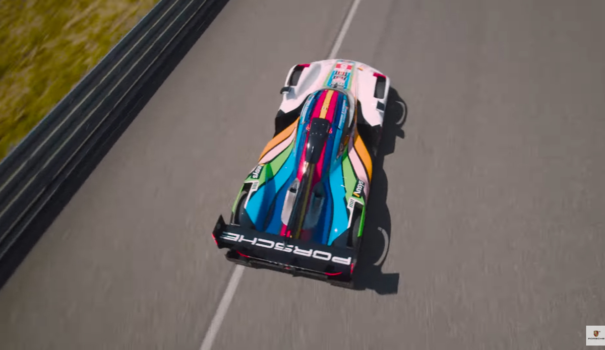 ポルシェがル・マン開催に合わせレーシングカー「963」のカラーリングを公開、その7色の意味を語る。いずれも過去のポルシェの成功と密接に結びついているようだ【動画】
