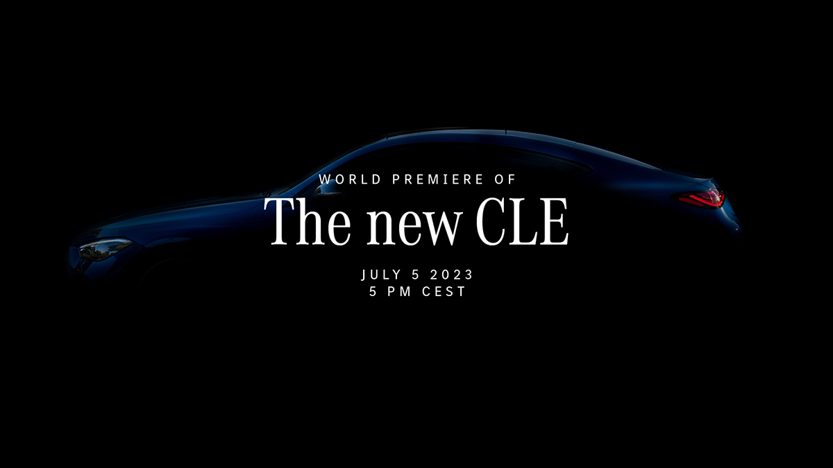 メルセデス・ベンツが新型「CLE」を6/5に発表すると予告。CクラスとEクラスのクーペ/カブリオレを統合した期待の新セグメント