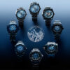 オメガが「シーマスター誕生75周年」を記念し7種11モデルで構成される「サマーブルー」を発表。各腕時計とも専用デザインのブルーグラデ文字盤やハンズを装備