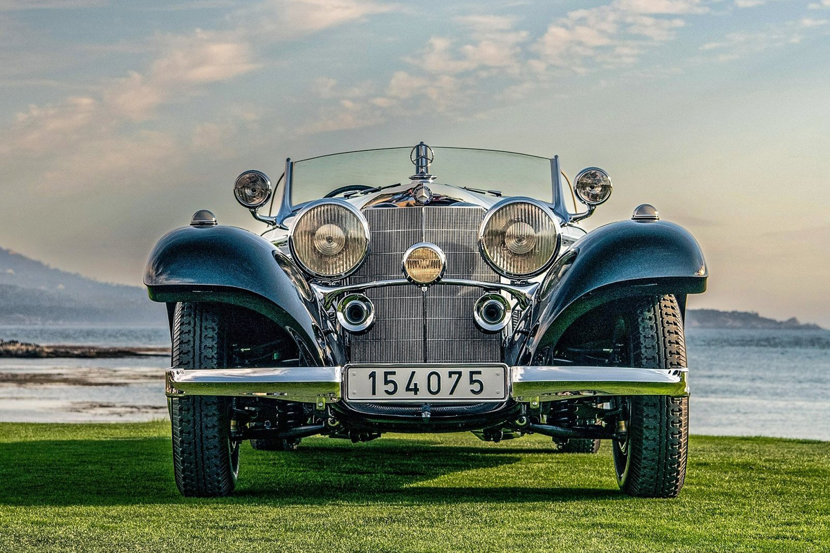 1937年型メルセデス・ベンツ540Kスペシャル・ロードスターがペブルビーチにて最優秀賞を獲得。アフガニスタン国王の依頼によって製造・納車された個体