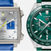 タグ・ホイヤーが色鮮やかな新作腕時計をリリース。限定モデル「モナコ レーシングブルー」、そしてグリーンのセラミックベゼルを採用したカレラ