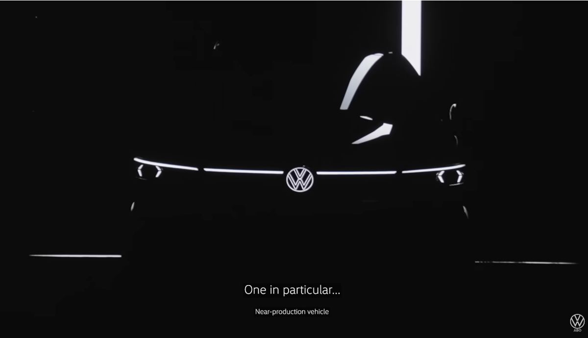 新型VWゴルフ（8.5）は新しいDRL、そして発光式「VW」エンブレムを持つことに。2024年の発表に向け公式ティーザー動画が公開