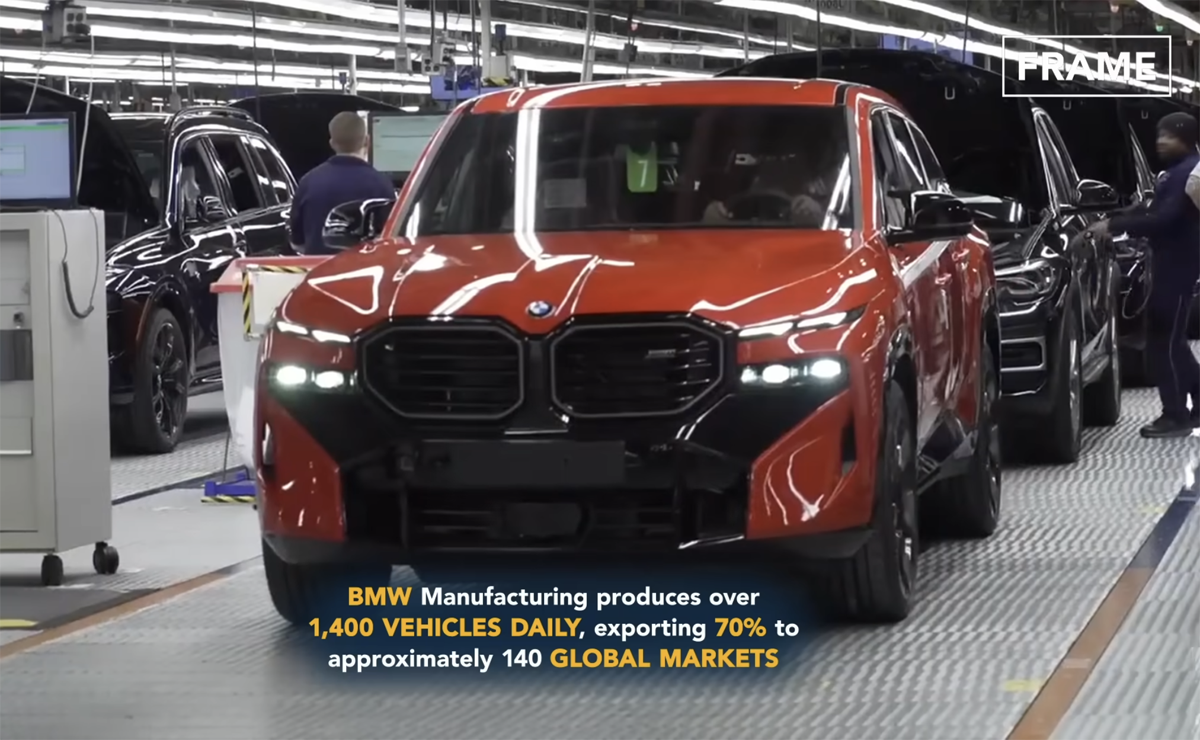 BMW初の海外工場、そして北米最大の工場ではこうやって車両が作られる。過酷な作業に従事する工員のために「パワードスーツ」も導入【動画】