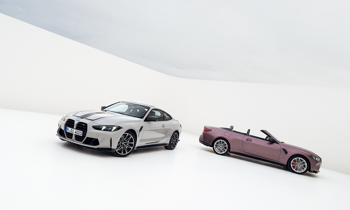 BMWが新型M4クーペ/M4カブリオレを発表。Mモデルならではの性能向上に加え、「エレガンス」が強調された仕様が追加
