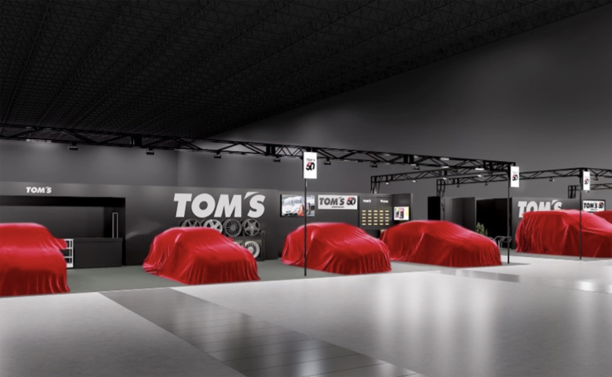 トムスが東京オートサロンに80スープラのレストモッド車両含む6台を展示すると発表。レクサスLMやアルファード、GRカローラのカスタムカーも