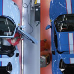 フェラーリがマイアミで公開される「ブルー」をまとう2台の296GTSをチラ見せ。まさかのブルーにブルーのストライプ、コントラストを成す仕様に