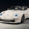 ガンサーワークスよりポルシェ911（993）のレストモッド「リマスター・スピードスター」にレトロ仕様が登場。内装にトランク内張りがペピータ（千鳥格子）に